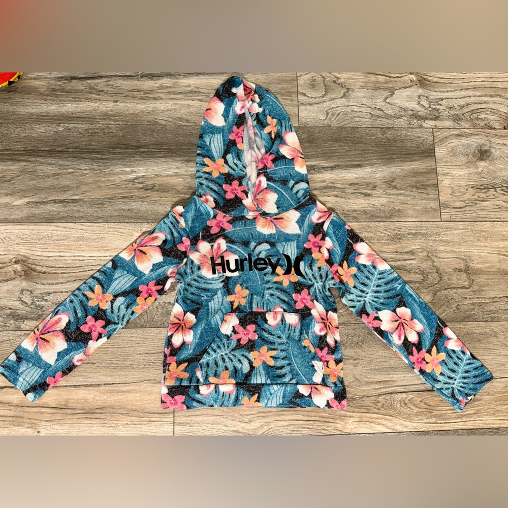 Hurley Kids Floral Hoodie - XXS 4/5